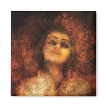 Meet Ms Creepy magnets by suburbanscenes Meet Ms Creepy magnets