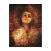 Meet Ms Creepy postcards