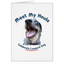 Meet My Catahoula Dog Cards