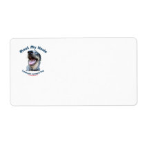Meet My Catahoula Dog Personalized Shipping Labels