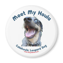 Meet My Catahoula Dog Magnets