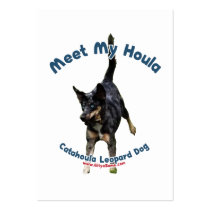 Meet My Houla Dog Business Card Templates