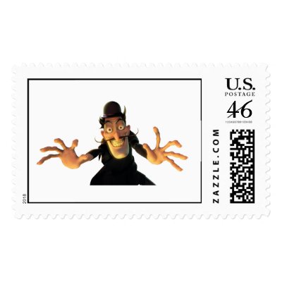 Meet the Robinsons' Bowler Hat Guy Disney stamps