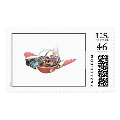 Meet the Robinsons Flying Disney stamps