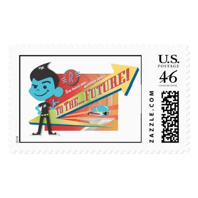 Meet The Robinsons Wilbur "To The Future!" Disney stamps