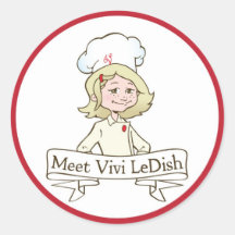 Meet Vivi LeDish Stickers