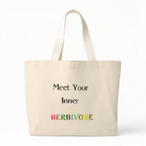 Meet Your Inner Herbivore Tote bags