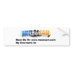 MeetCam Bumper Sticker