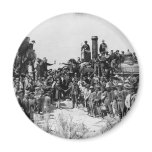 Meeting of the Rails - Promontory Point Utah 1869 Refrigerator Magnet