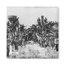 Meeting of the Rails - Promontory Point Utah 1869 Refrigerator Magnets