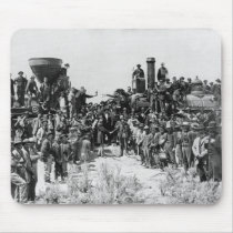 Meeting of the Rails - Promontory Point Utah 1869 Mouse Pad