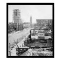 Meeting Street and Church Ruins in Charleston 1865 posters