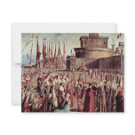 Meeting The Pilgrims With The Pope By Carpaccio Personalized Invites
