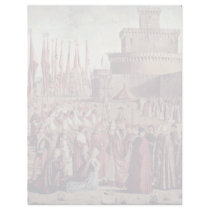 Meeting The Pilgrims With The Pope By Carpaccio Personalized Letterhead