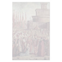 Meeting The Pilgrims With The Pope By Carpaccio Stationery Paper