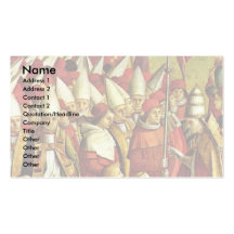 Meeting The Pilgrims With The Pope Detail By Carpa Business Card Templates