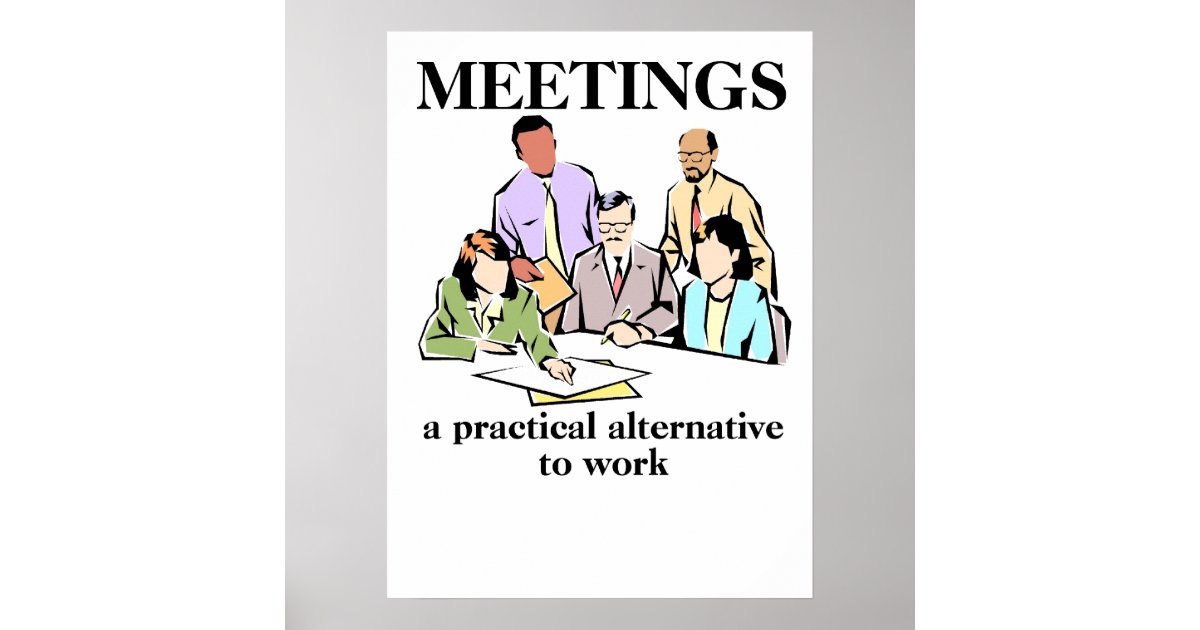 Printable Office Jokes | meetings office humor workplace funny print poster zazzle Printable Office Jokes | meetings office humor workplace funny print poster zazzle
