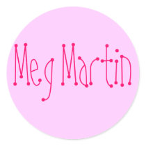 Meg Martin pegatinas by sarapmartin Meg Martin pegatinas