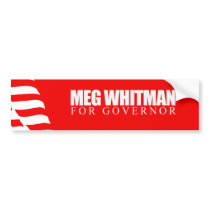 Meg Whitman para el gobernador 2010 pegatinas de parachoque by Politicaltshirts Meg Whitman para el gobernador 2010 pegatinas de parachoque