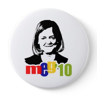 Meg Whitman for Governor 2010 button