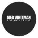 Meg Whitman for Governor 2010 stickers by Politicaltshirts Meg Whitman for Governor 2010 stickers
