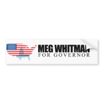 Meg Whitman para el gobernador pegatinas de parachoques by Politicaltshirts Meg Whitman para el gobernador pegatinas de parachoques
