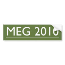 Meg Whitman For Governor bumper stickers
