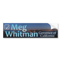 Meg Whitman a Gobernador - Color Parachoques Pegat pegatinas de parachoques by GoWhitman Meg Whitman a Gobernador - Color Parachoques Pegat pegatinas de parachoques