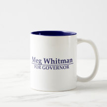 Meg Whitman para el gobernador Tazas De Café