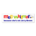 Meg Whitman - She's Not Jerry Brown