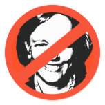 Meg Whitman Round Stickers