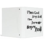 Mega Awesome Dad Vinyl Binders