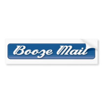 Mega Booze bumper stickers