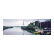 Mega in times. By French nobleman Canvas Print