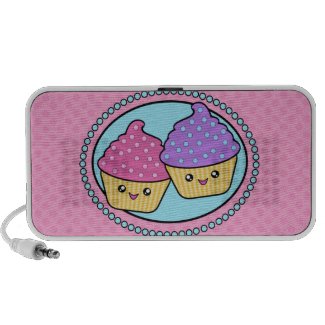 Mega Kawaii BFF Cupcakes Speaker doodle