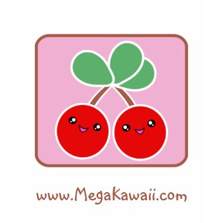 Mega Kawaii Cherries T-Shirt Promotional shirt