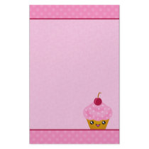 Mega Kawaii Cherry Cupcake Stationery