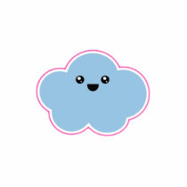 Mega Kawaii Cloud Drizzle Ornament photo sculptures by megakawaii Mega Kawaii Cloud Drizzle Ornament photo sculptures