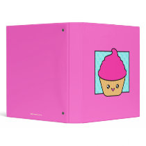 Mega Kawaii Cupcake Binder by megakawaii Mega Kawaii Cupcake Binder