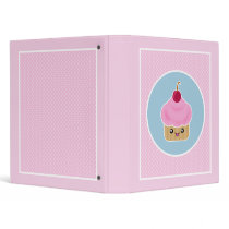 Mega Kawaii Cupcake Cherry Binder