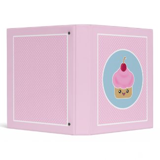 Mega Kawaii Cupcake Cherry Binder binder