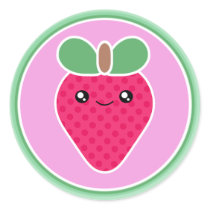 Mega Kawaii Sweet Strawberry stickers by megakawaii Mega Kawaii Sweet Strawberry stickers