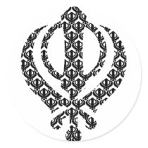 Mega Khanda stickers by kamranistan Mega Khanda stickers
