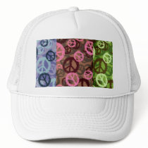 Mega Peace Signs Hat by pammys Mega Peace Signs Hat