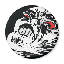 Mega Rage Refrigerator Magnets