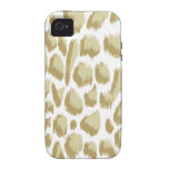 Megan Adams Animal Print Ikat Lighter Biege Case-Mate iPhone 4 Cover
