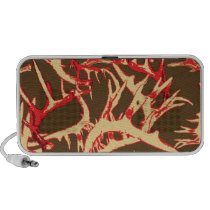 Megan Adams Antler print speakers