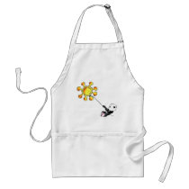 Megg: A cute panda - sun, apron