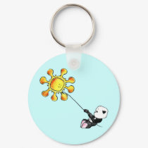 Megg: A cute panda - sun, keychain