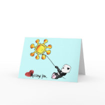 Megg: A cute panda - sun, Missing You cards